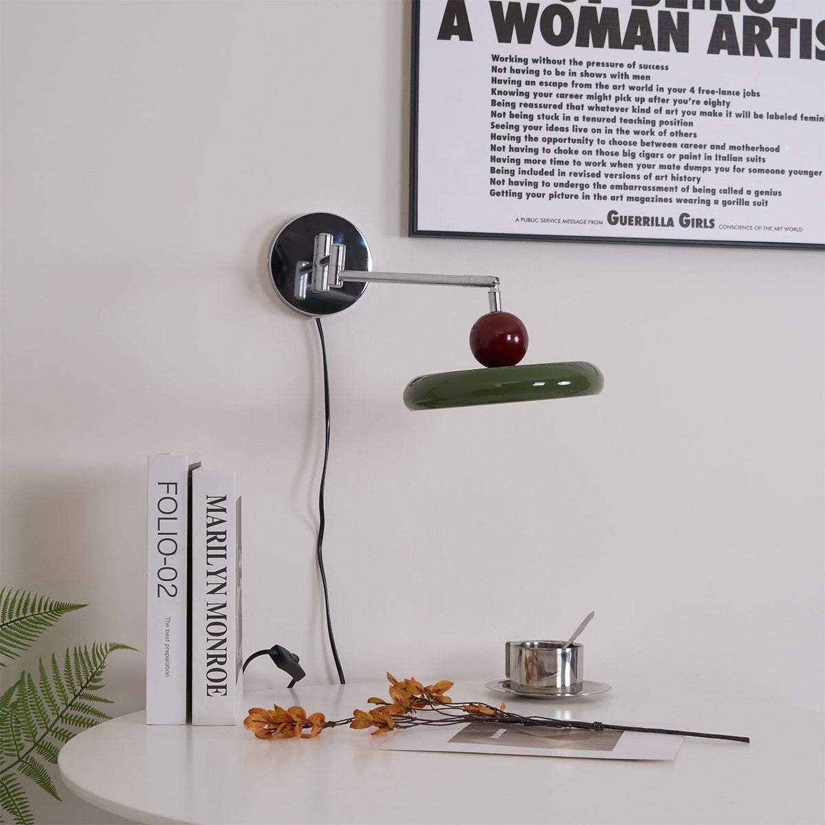 Caspstead Lola Plug In Indoor Wall Light