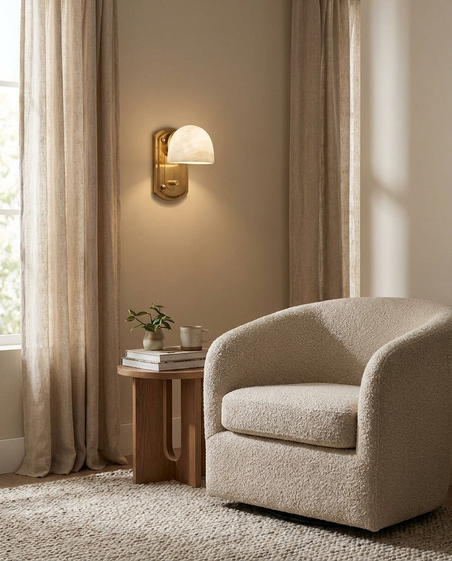 Lorina Alabaster Wall Sconce