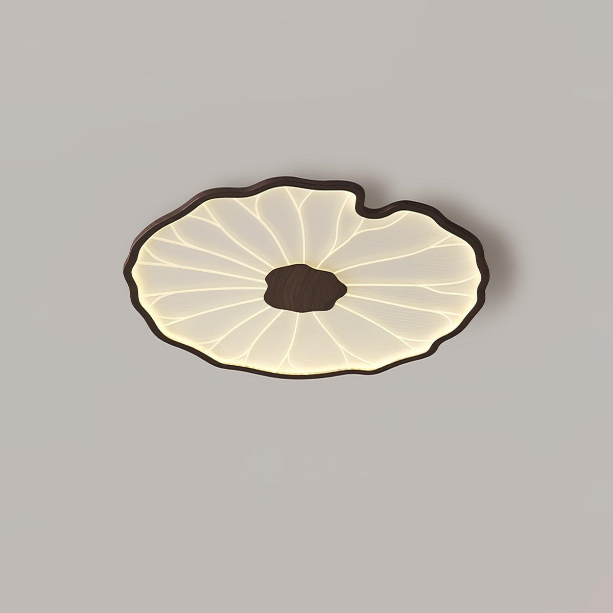 Miramere Lotus Leaf Acrylic Flush Mount Ceiling Light