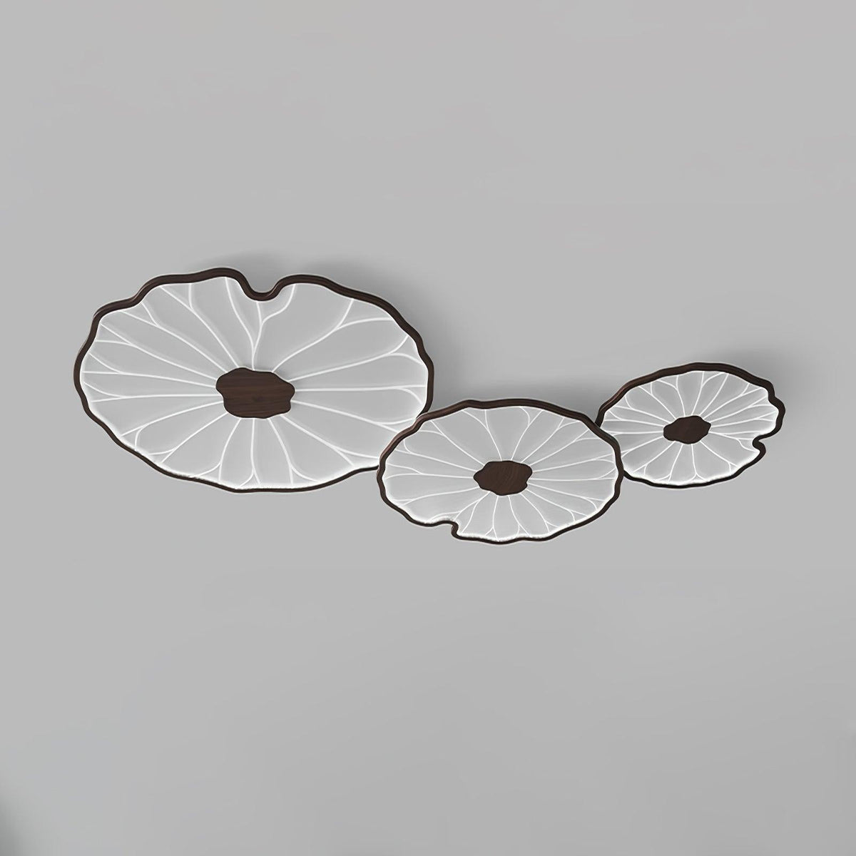 Miramere Lotus Leaf Acrylic Flush Mount Ceiling Light