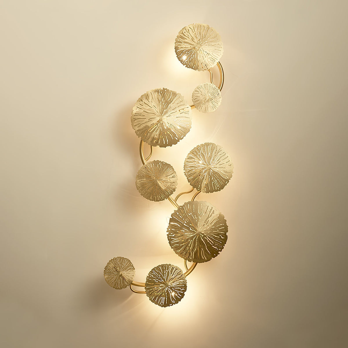 Nesipet Lotus Leaf Wall Sconce