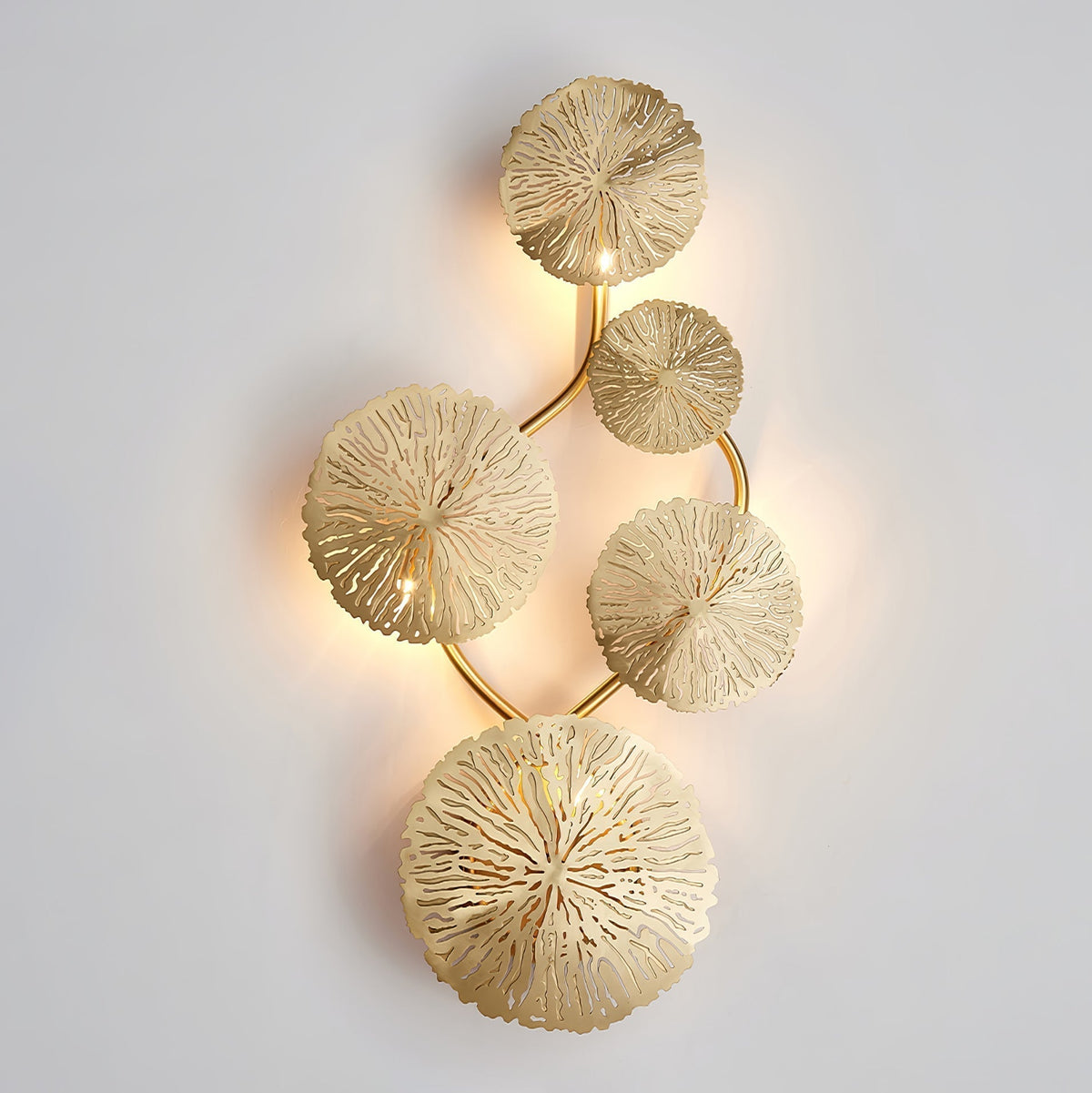 Nesipet Lotus Leaf Wall Sconce