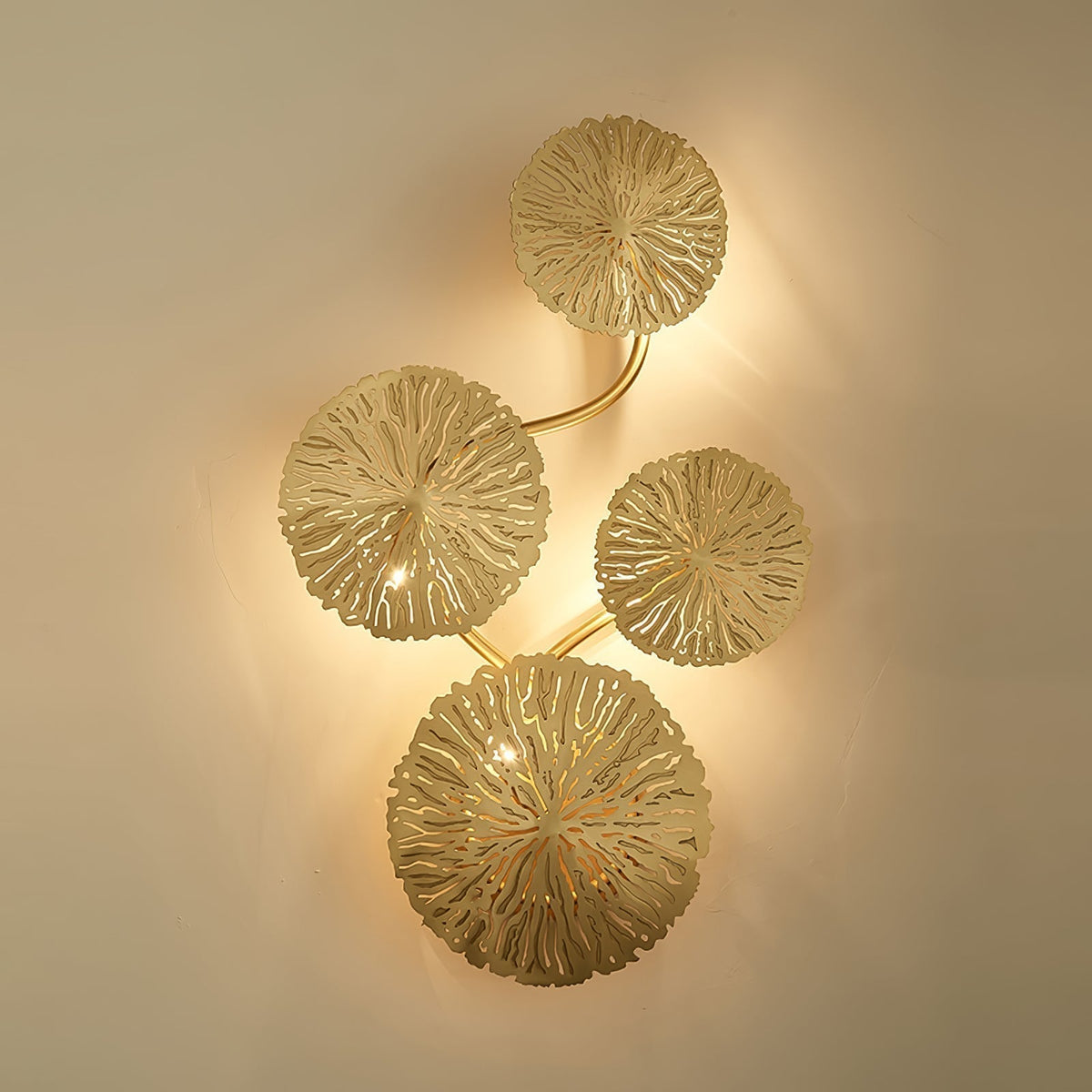 Nesipet Lotus Leaf Wall Sconce