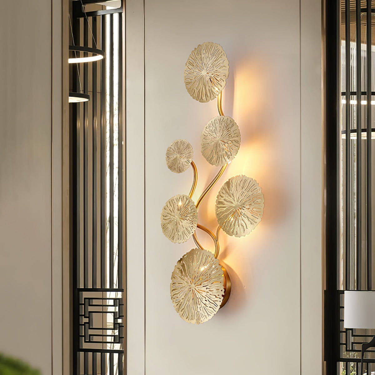 Nesipet Lotus Leaf Wall Sconce