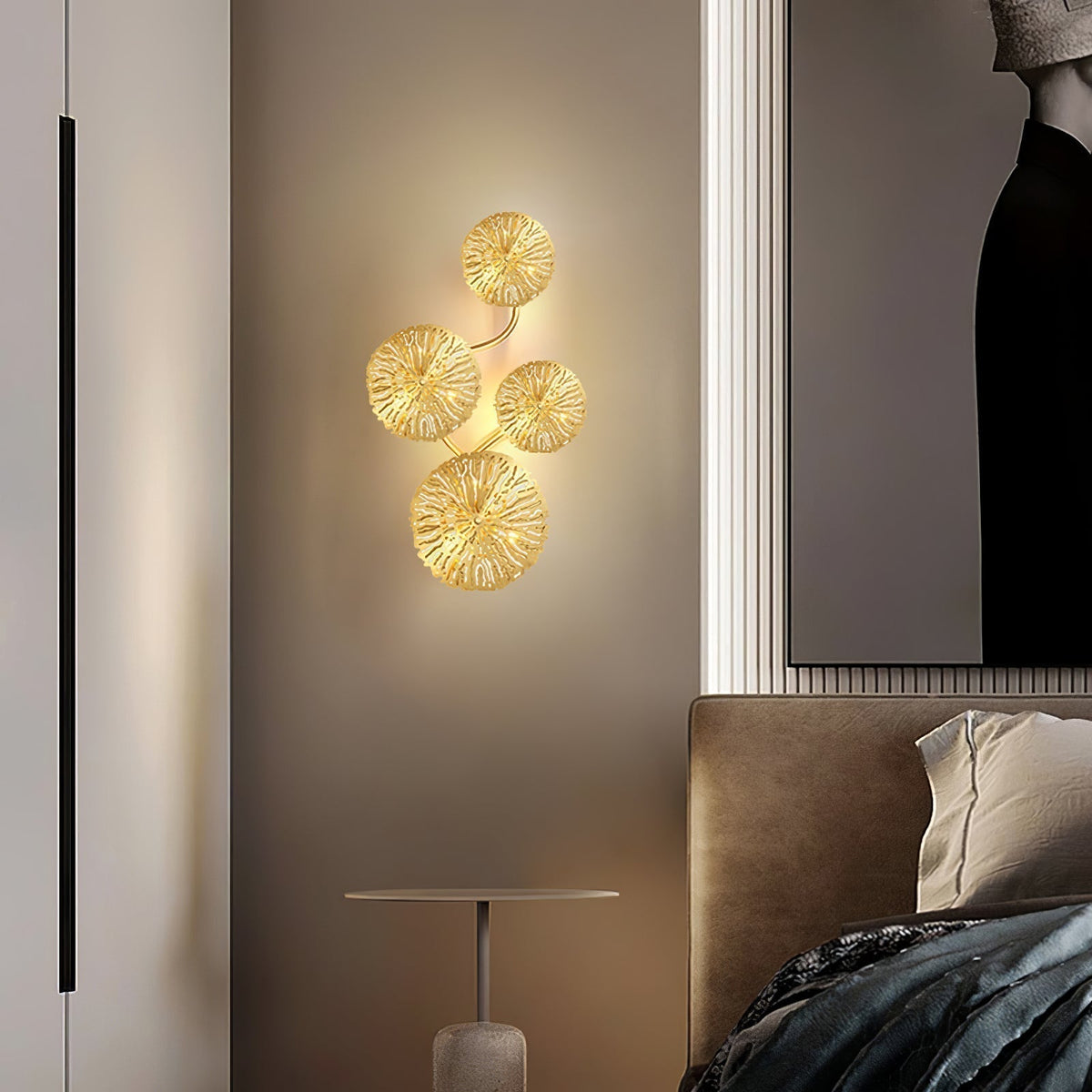 Nesipet Lotus Leaf Wall Sconce