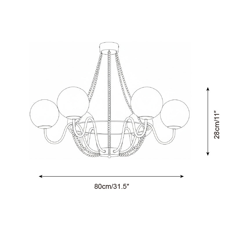 Mirerira Arc Chandelier