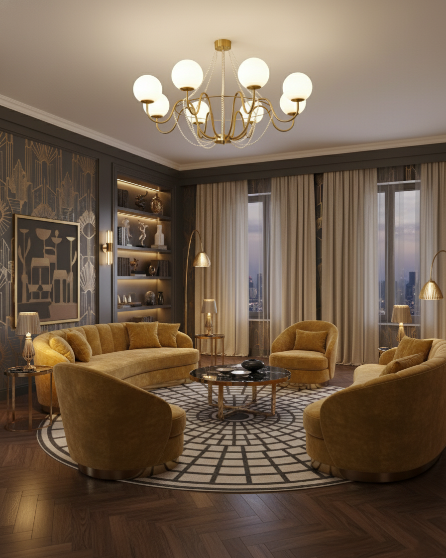 Mirerira Arc Chandelier