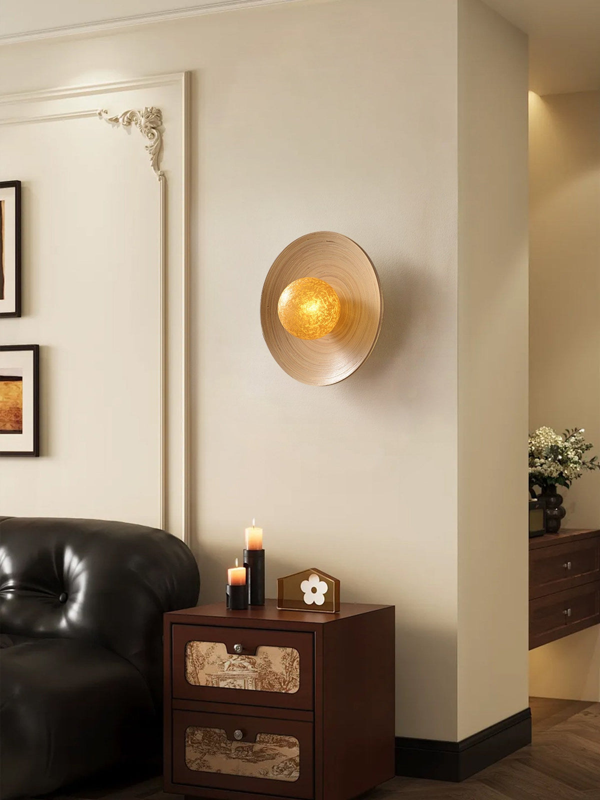 Solinise Bamboo Halo Wall Lamp