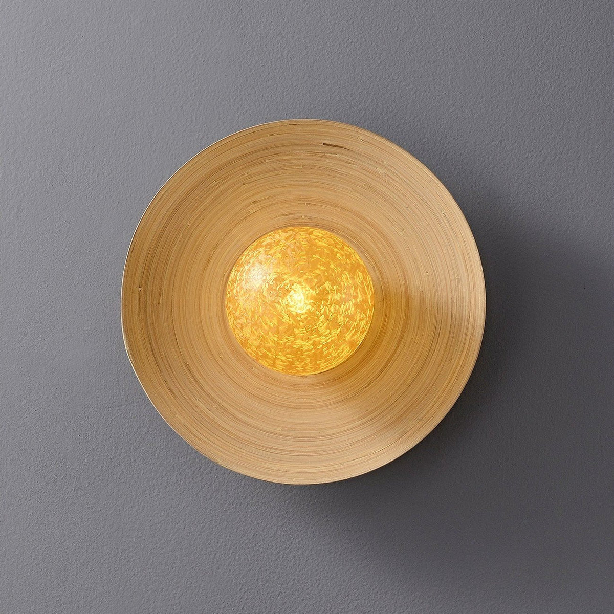 Solinise Bamboo Halo Wall Lamp