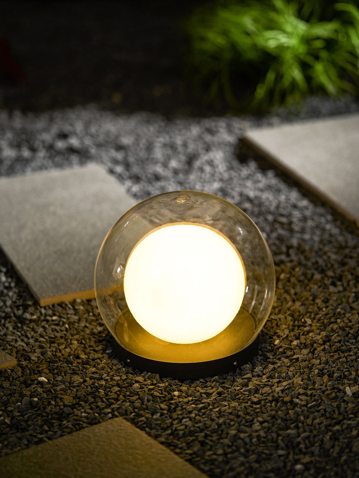 Calelise Dome Outdoor Table Lamp
