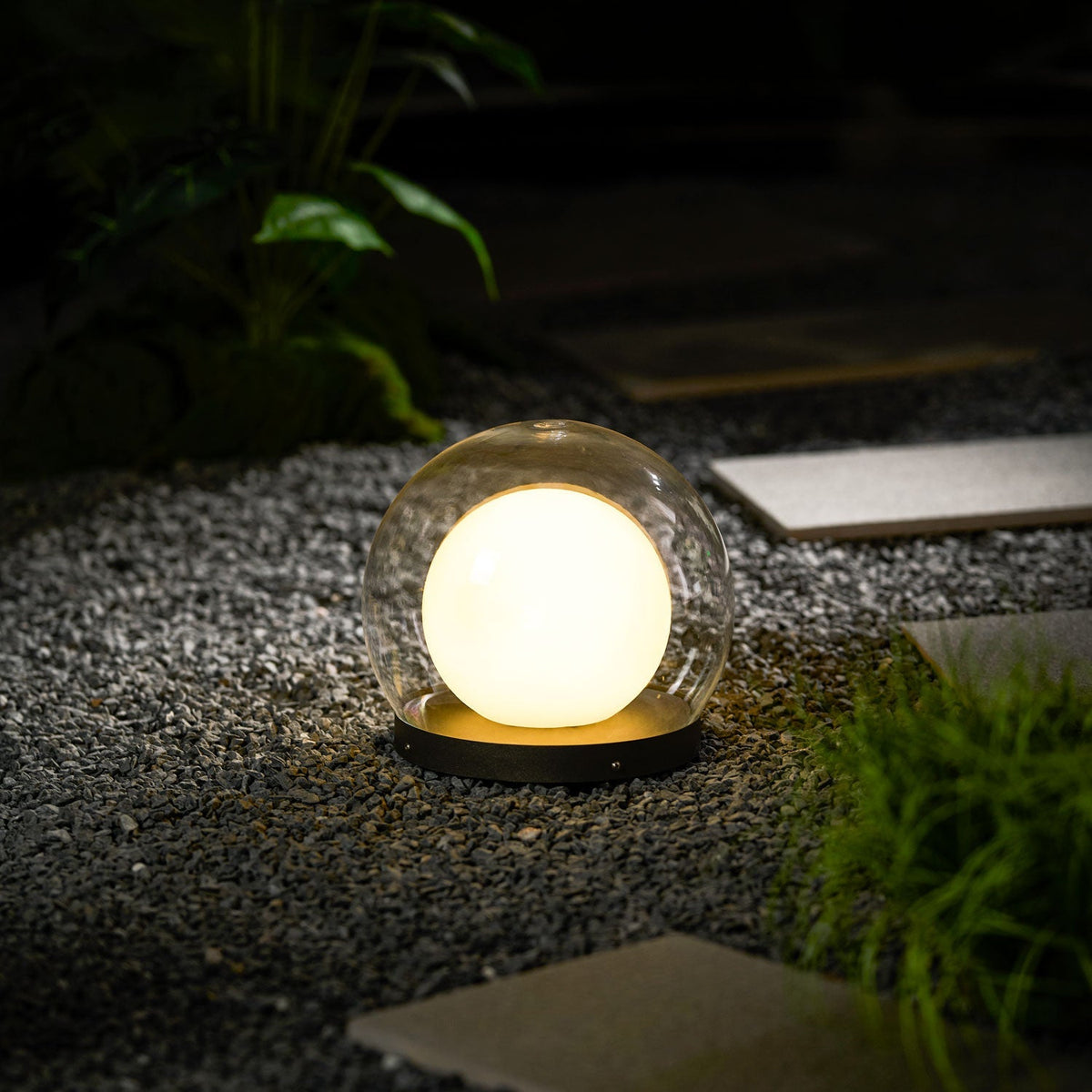 Calelise Dome Outdoor Table Lamp