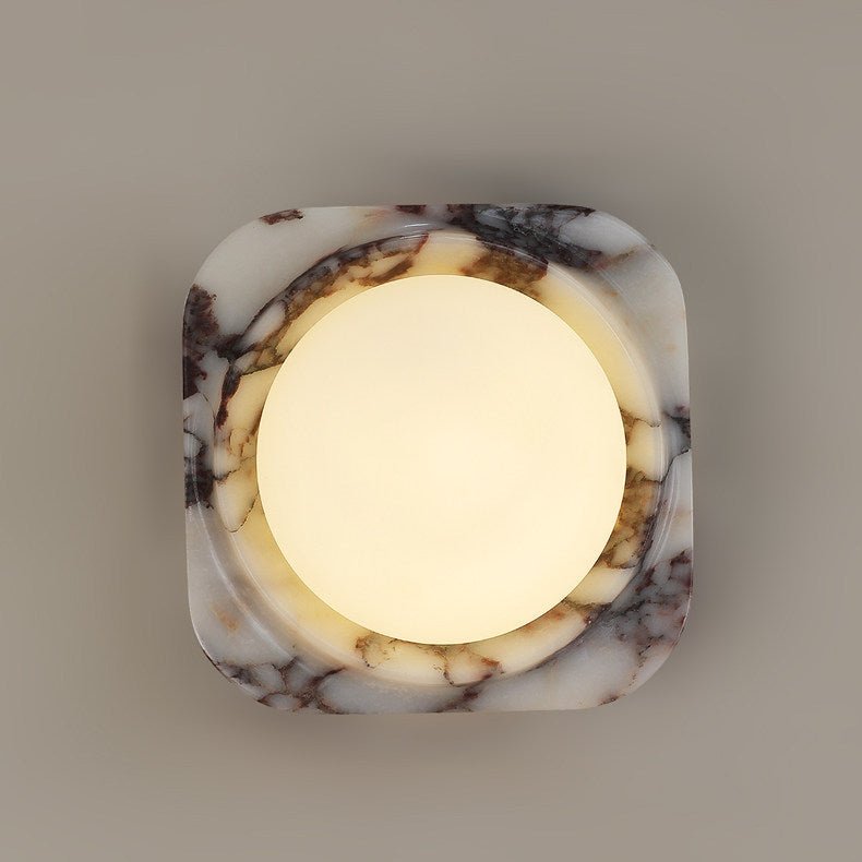 Elvena Lunar Marble Wall Light