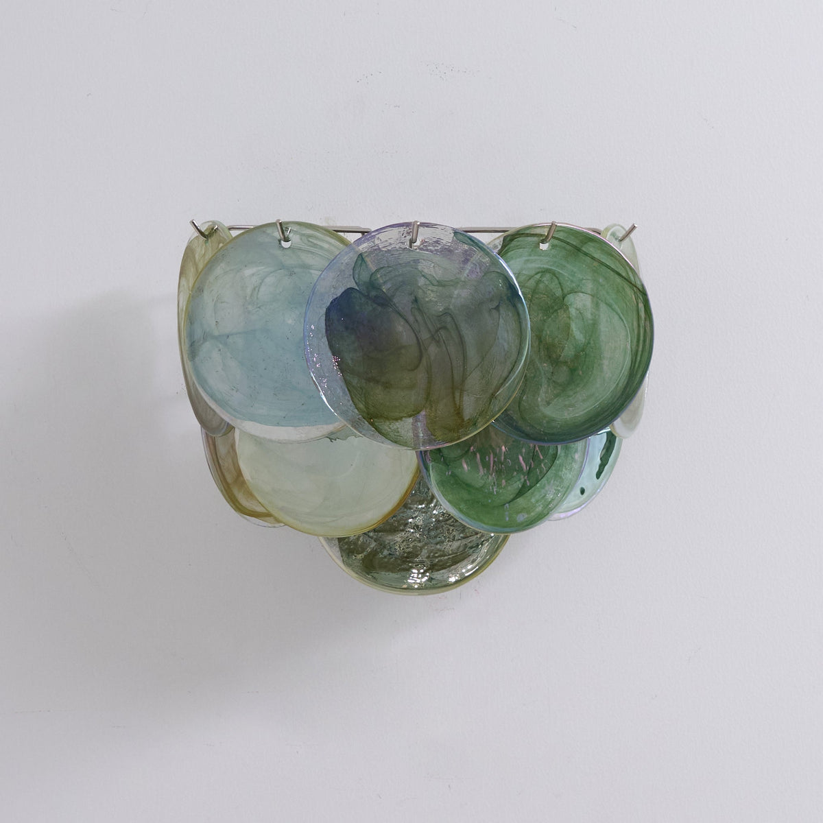 Velenina Wall Lamp Murano Glass Disc Artistic