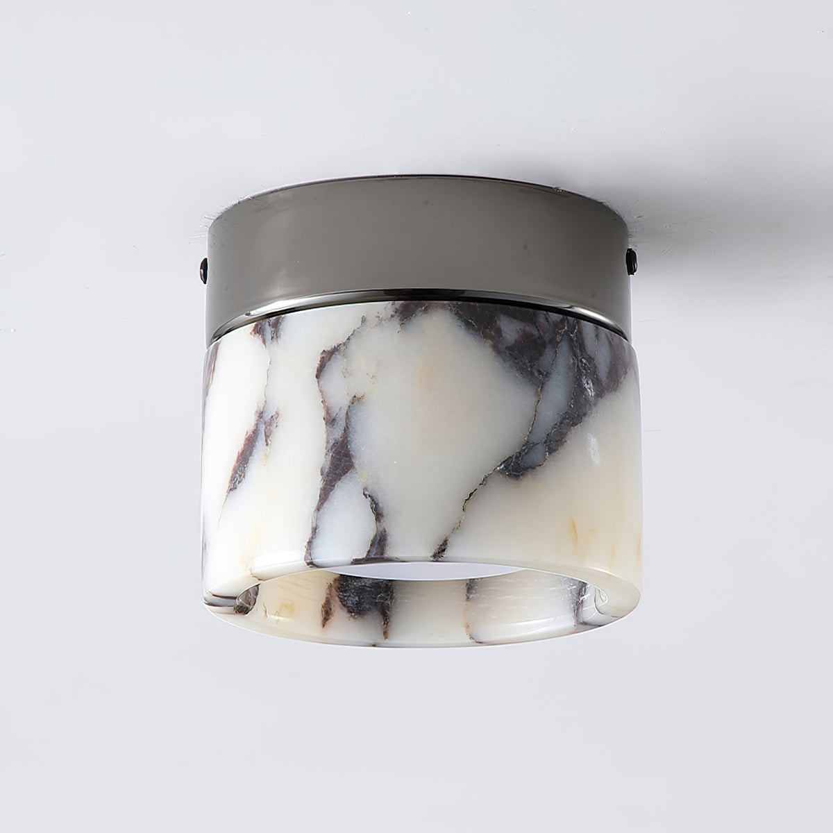 Ivinir Round Marble Ceiling Lamp-Relic Pieces