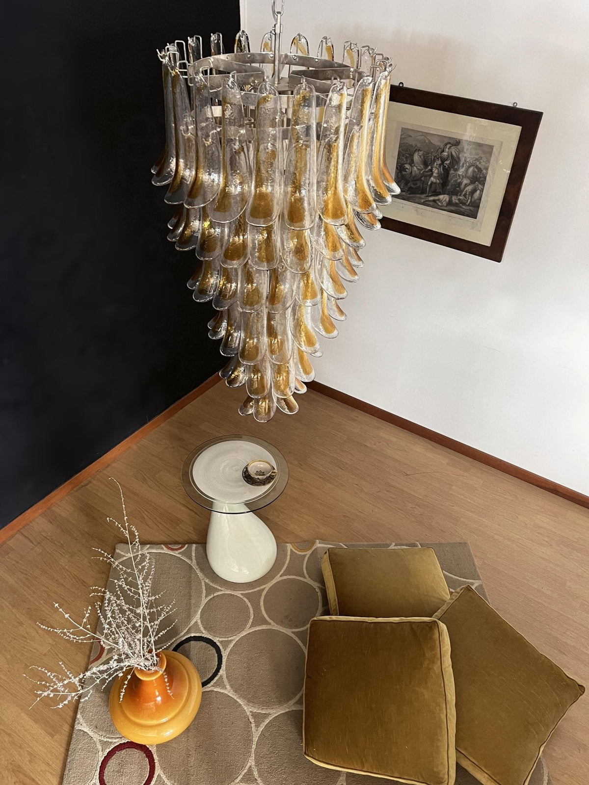 Eirisissa Lume Marigold Glass Chandelier