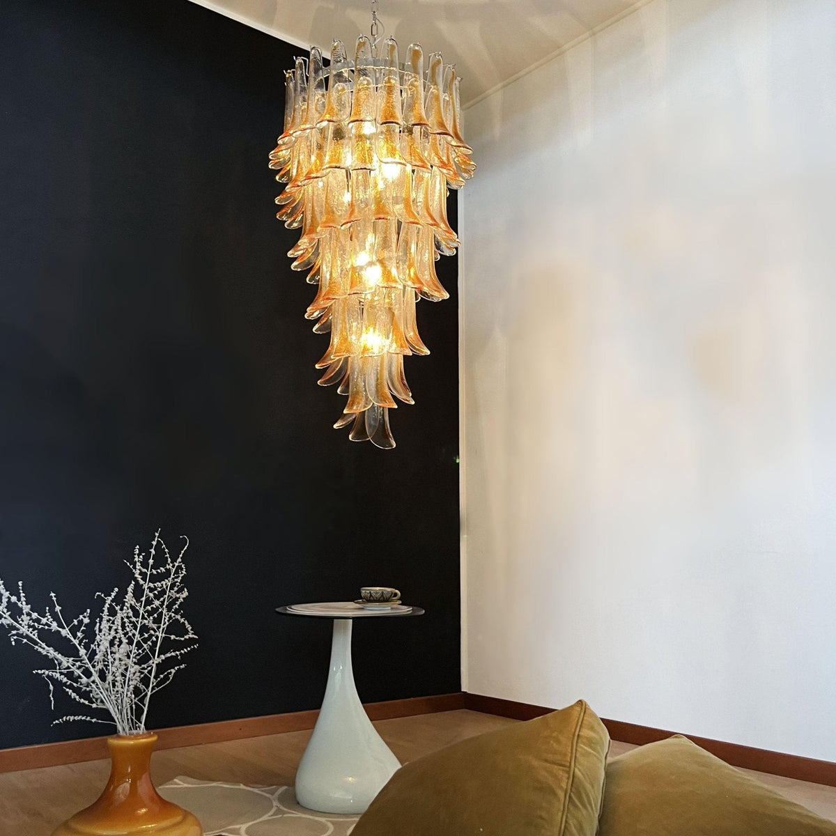 Eirisissa Lume Marigold Glass Chandelier