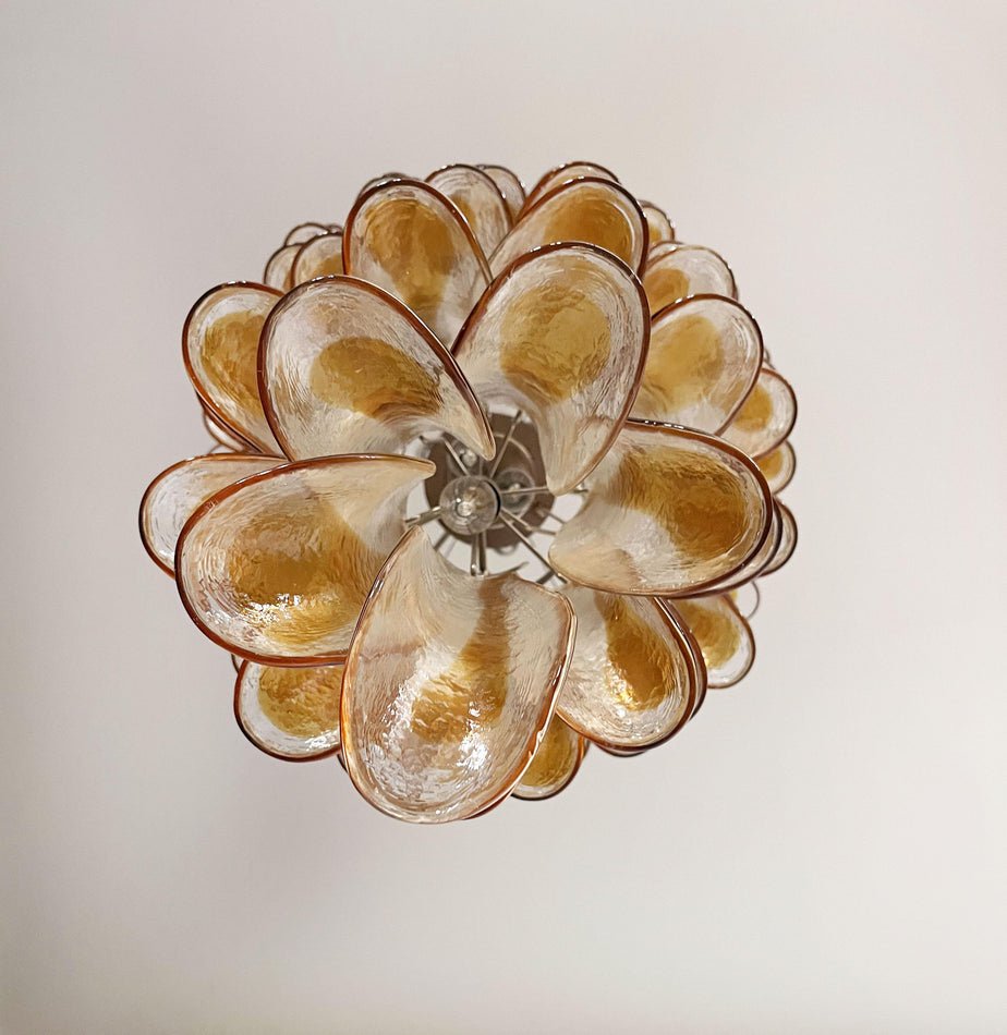 Eirisissa Lume Marigold Glass Chandelier