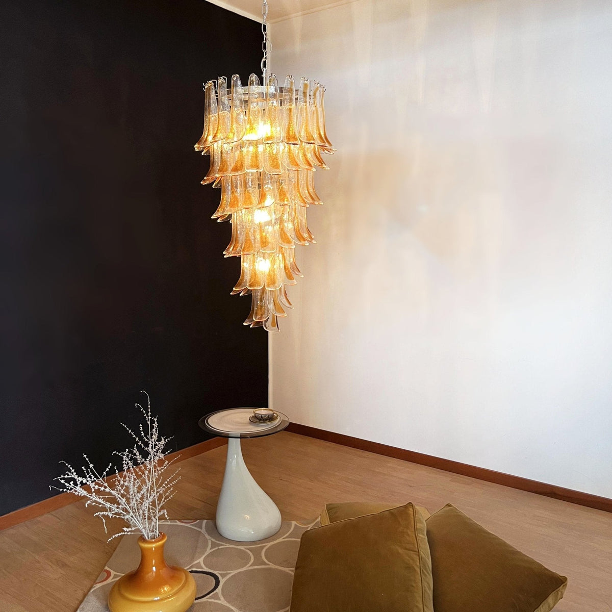 Eirisissa Lume Marigold Glass Chandelier