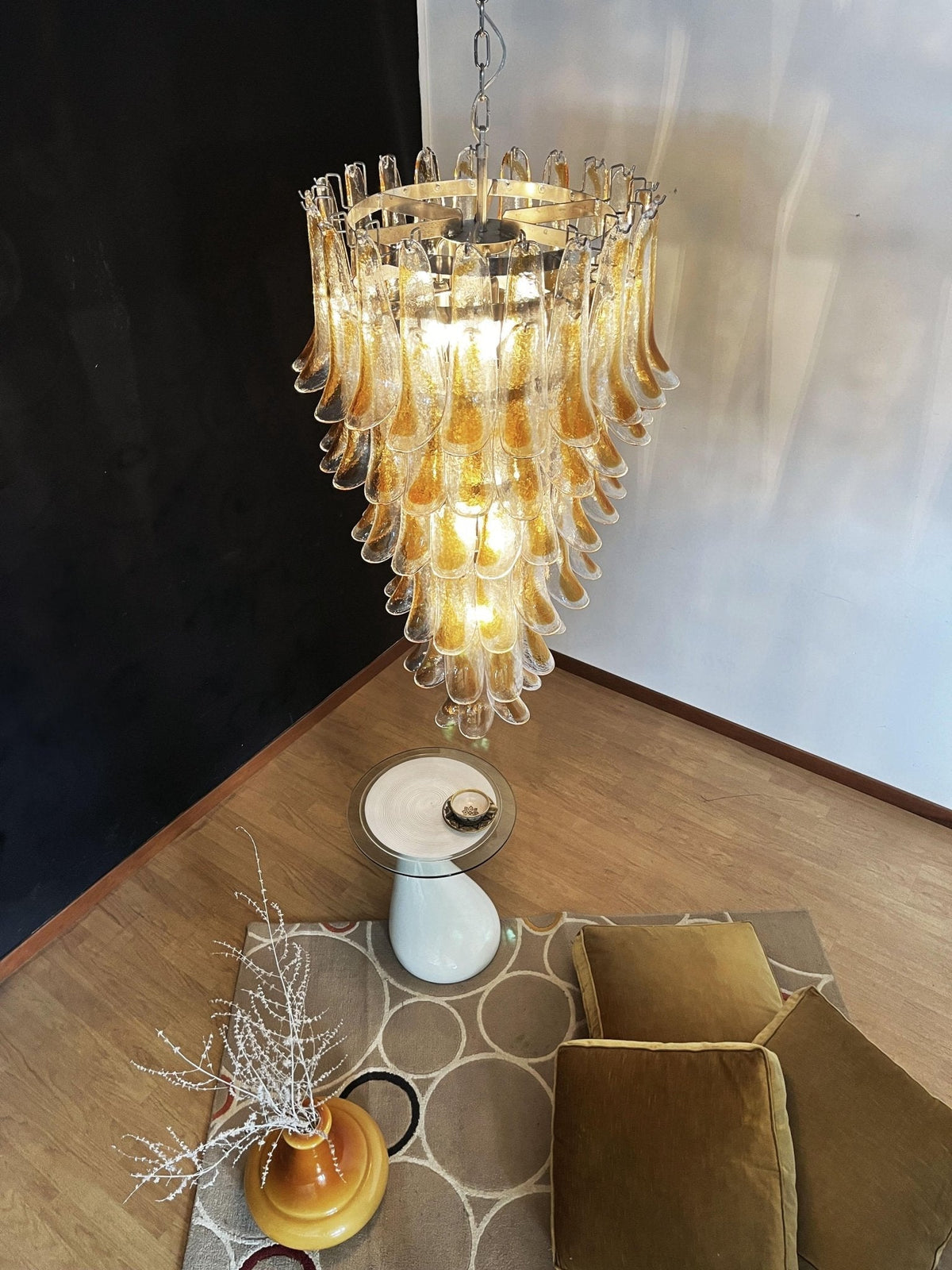 Eirisissa Lume Marigold Glass Chandelier