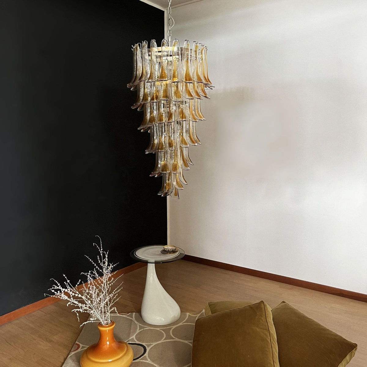 Eirisissa Lume Marigold Glass Chandelier