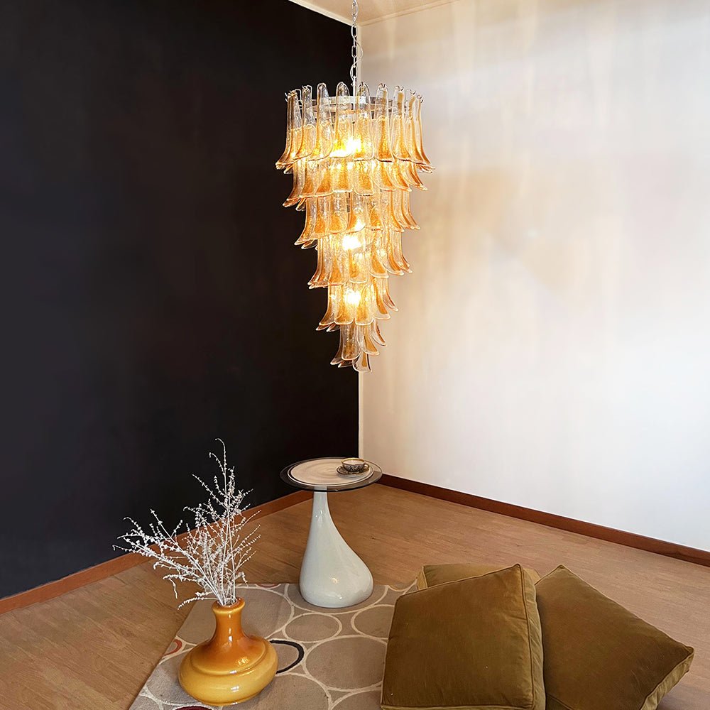 Eirisissa Lume Marigold Glass Chandelier