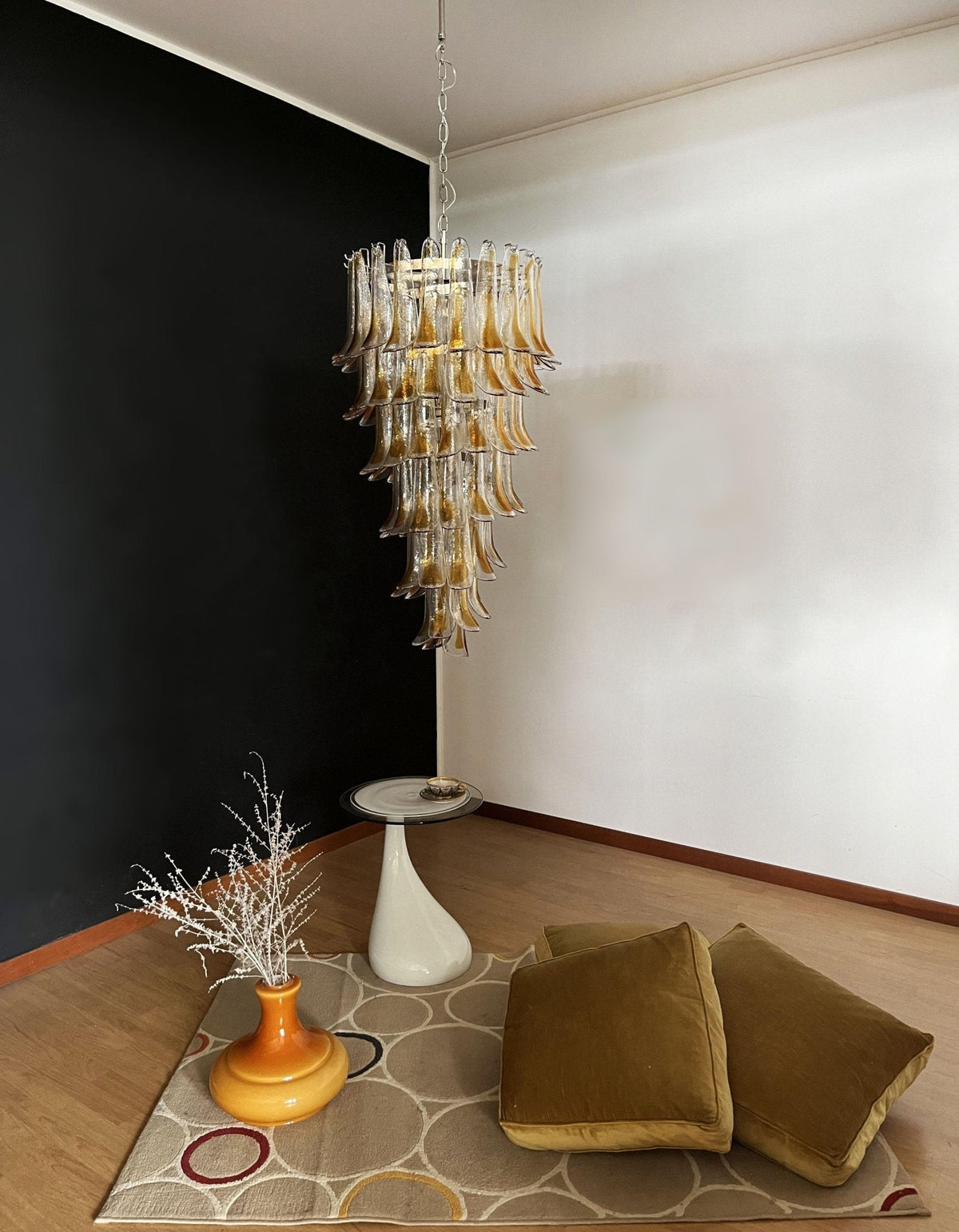 Eirisissa Lume Marigold Glass Chandelier