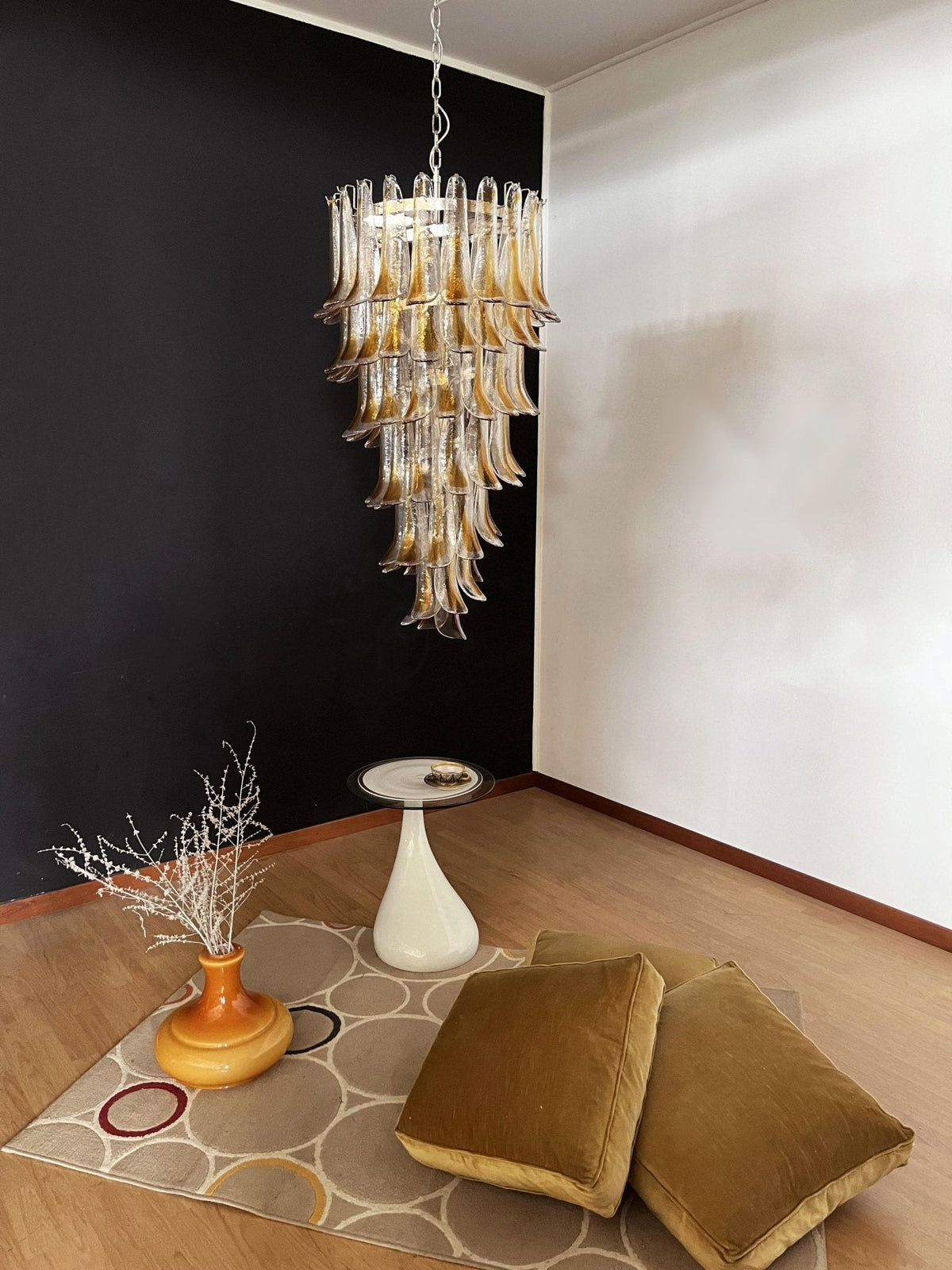 Eirisissa Lume Marigold Glass Chandelier