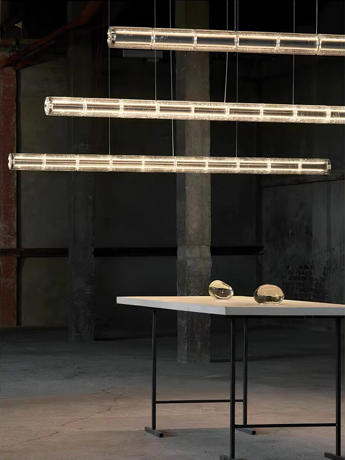 Karoa Glass Linear Pendant Light