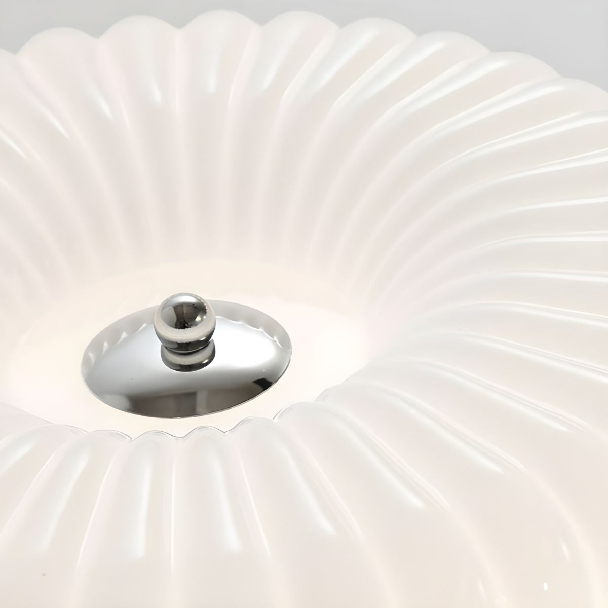 Papogime Modern LED Glass Flush Mount Ceiling Light Bedroom