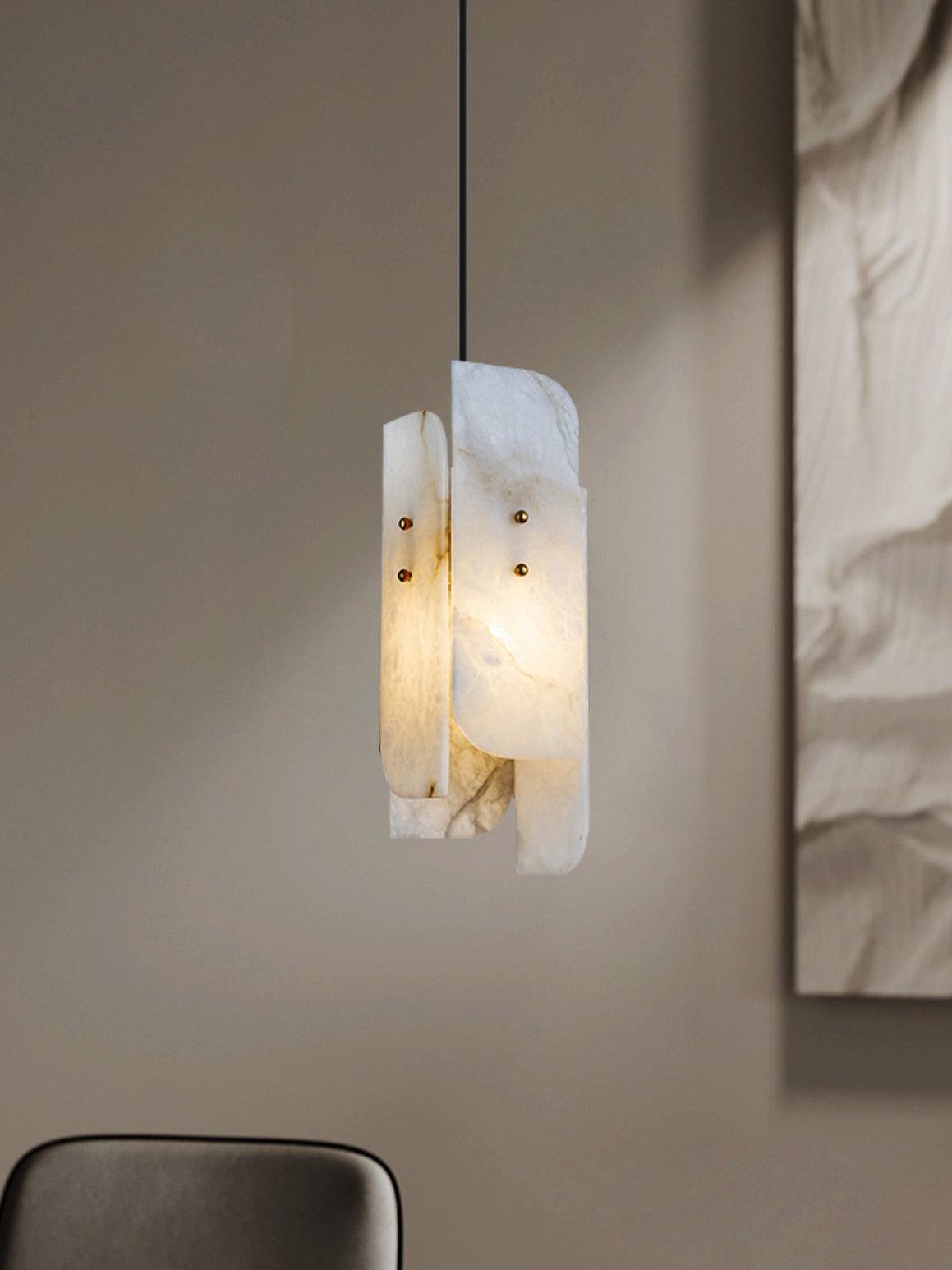 Vicarus Layered Alabaster Pendant Light