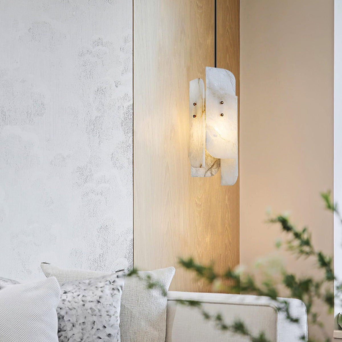 Vicarus Layered Alabaster Pendant Light