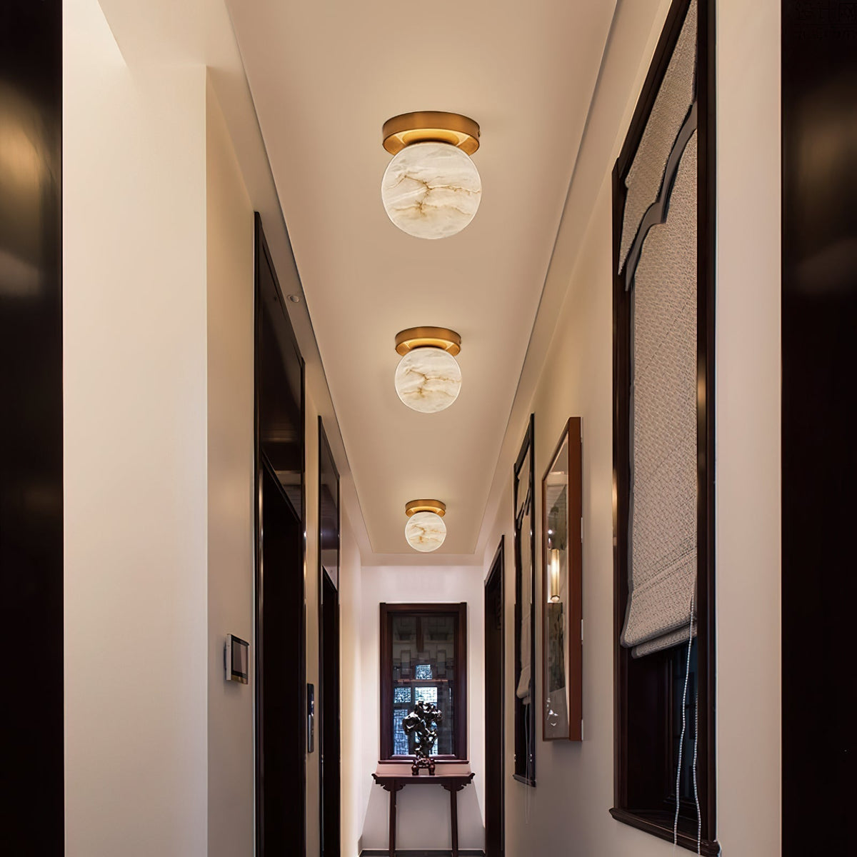 Eireneon Alabaster Ceiling Light