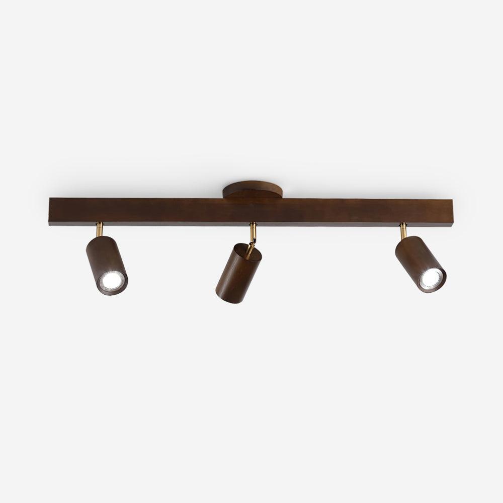 Visusot Track Lighting Spotlight Wood