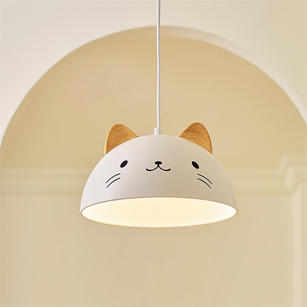 Mewi Playful Cat-Face Pendant Lamp
