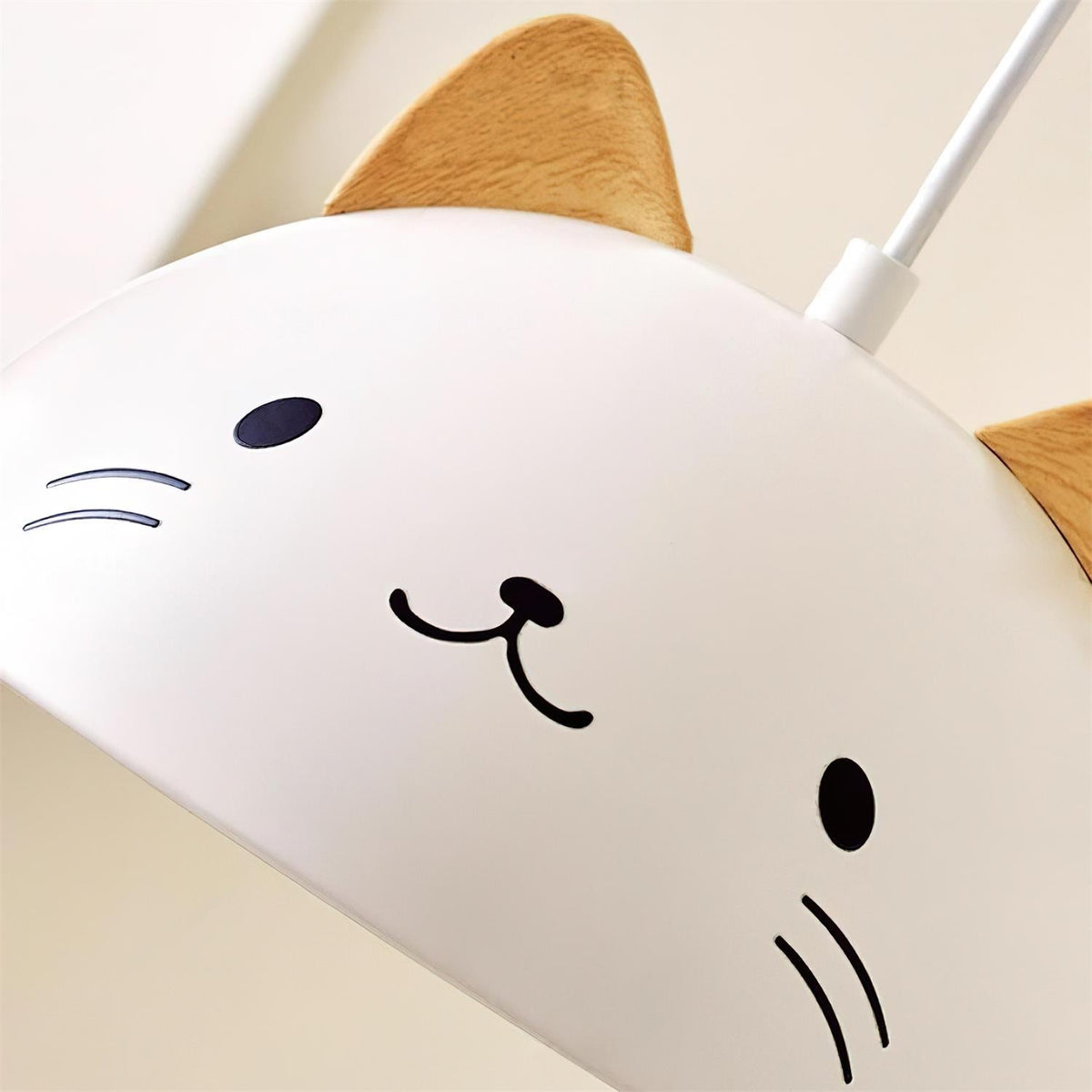 Mewi Playful Cat-Face Pendant Lamp