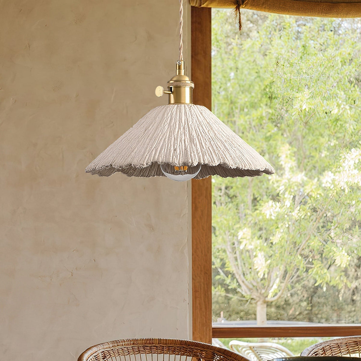 Gepasal Textured Pendant Lights Cement