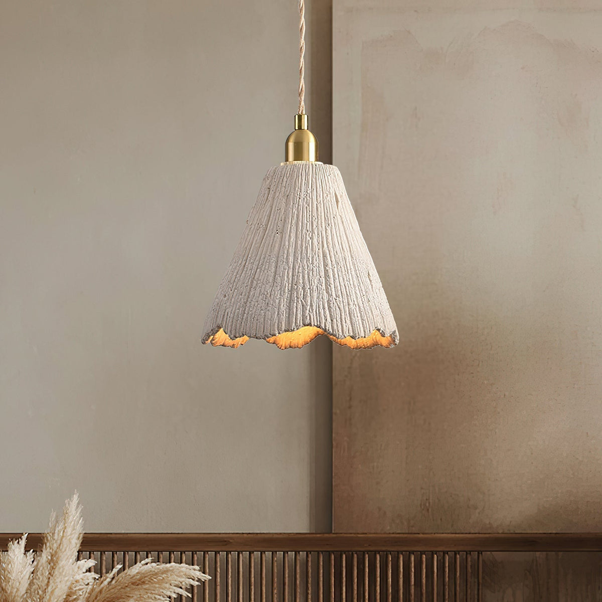 Gepasal Textured Pendant Lights Cement