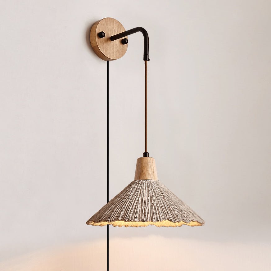 Calorella Microcement Plug-in Wall Lamp