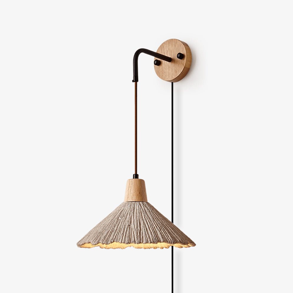 Calorella Microcement Plug-in Wall Lamp