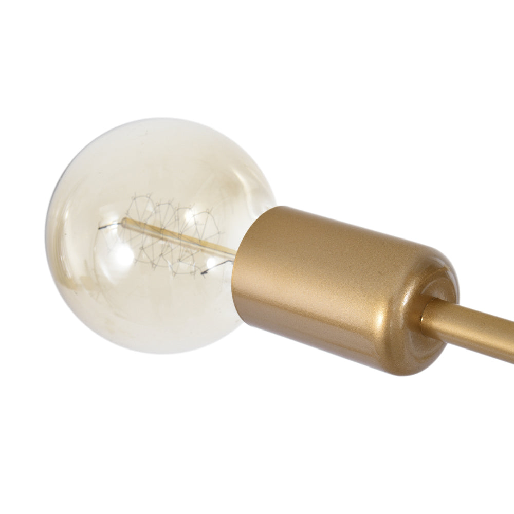 Vallin Modern Brass Semi Flush Mount Chandelier-Relic Pieces