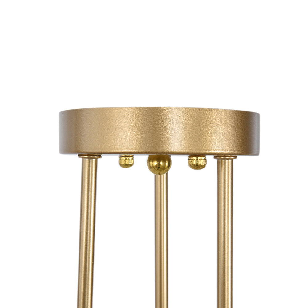 Vallin Modern Brass Semi Flush Mount Chandelier-Relic Pieces