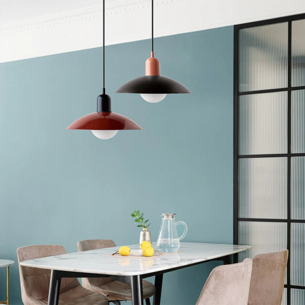 Febibosu Pendant Light Modern Colorful Dome-shaped