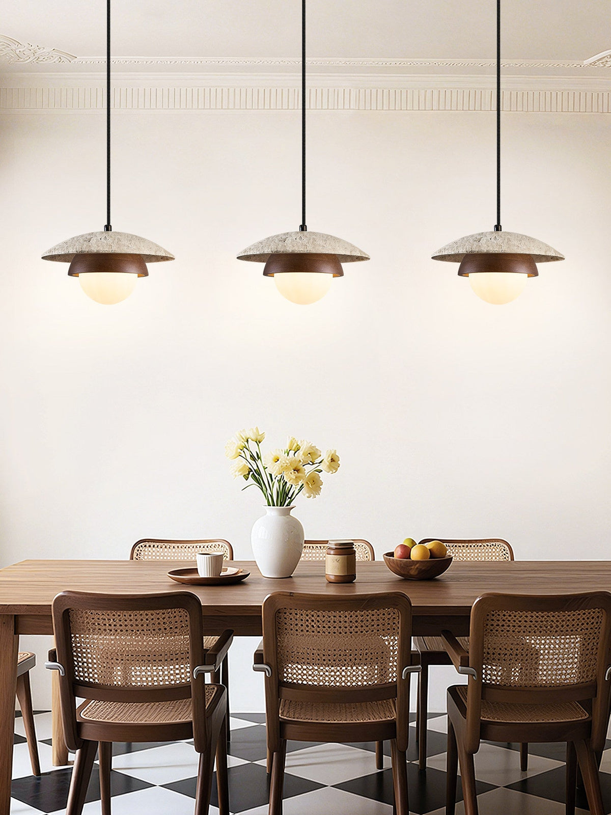 Seruenne Travertine Pendant Light
