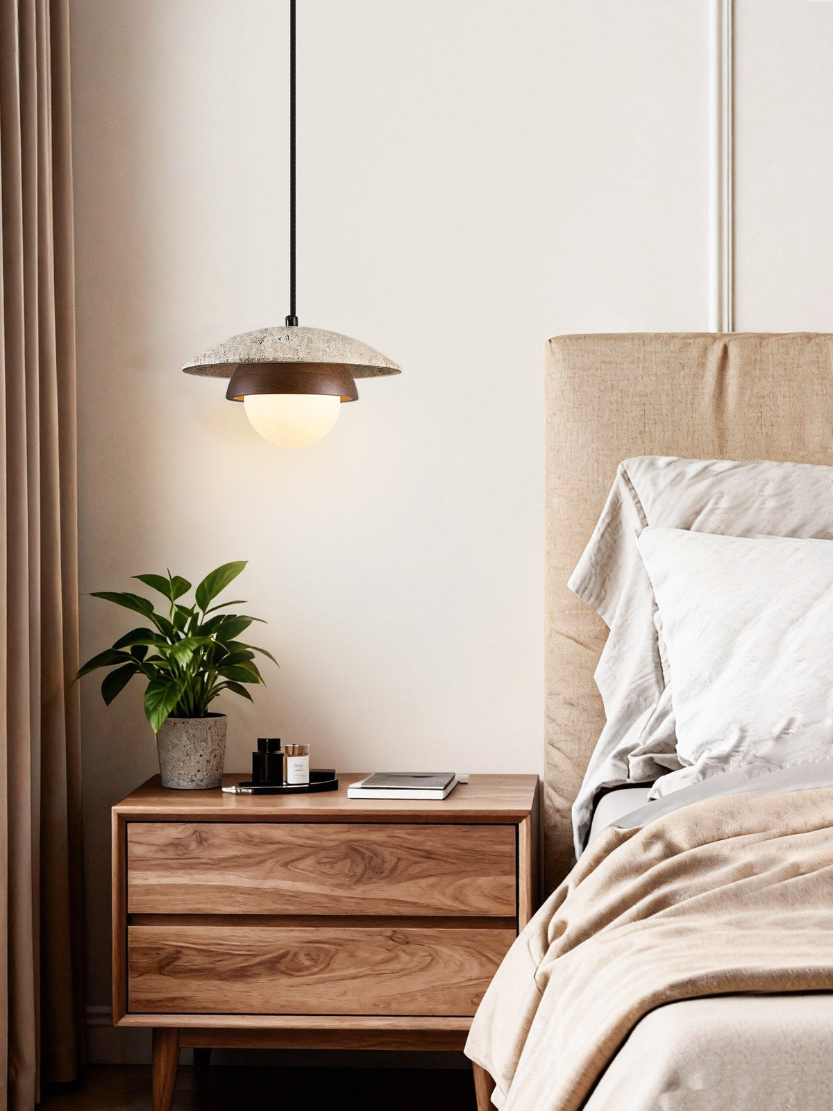 Seruenne Travertine Pendant Light