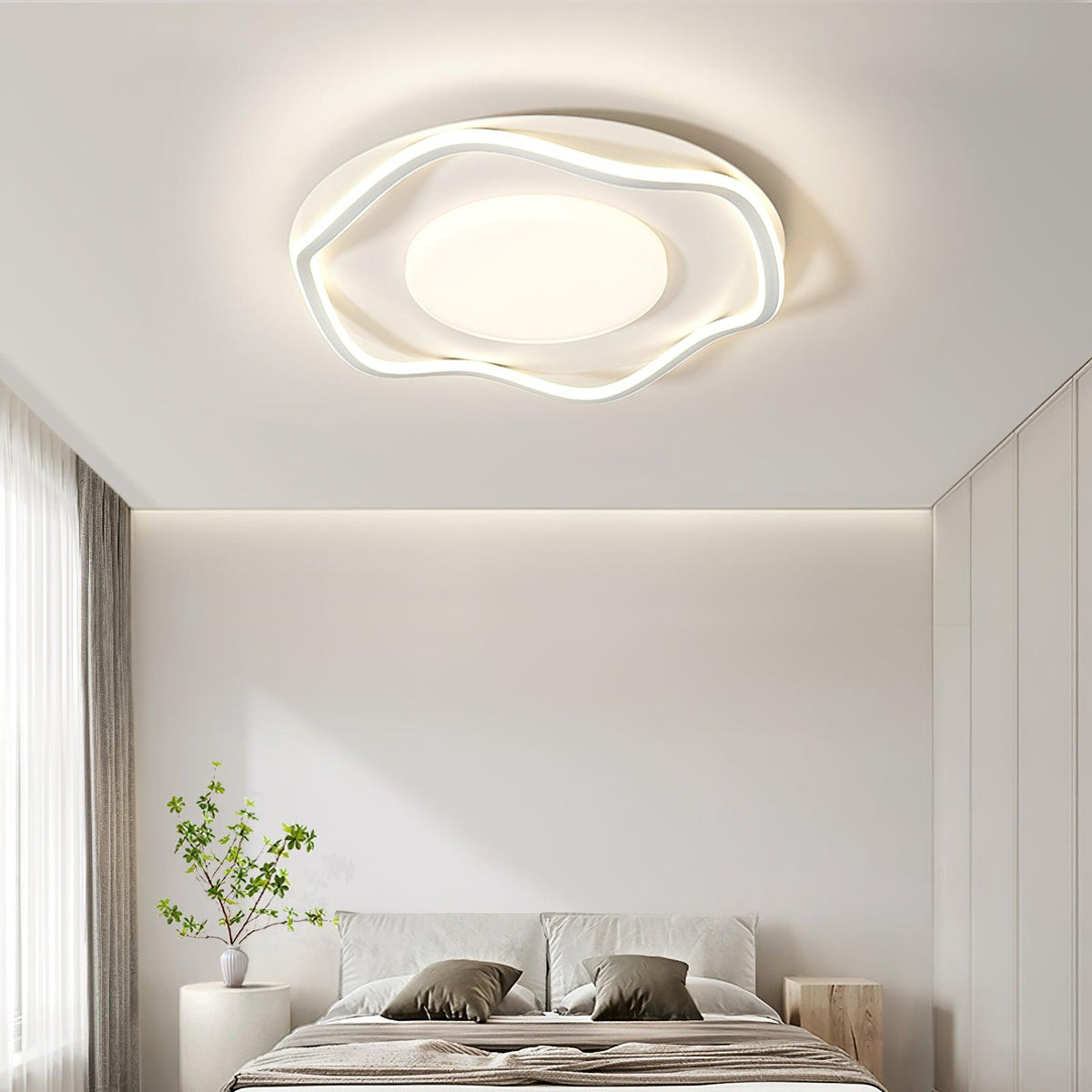 Elvenos Minimalist Cloud Shape Ceiling Lamp