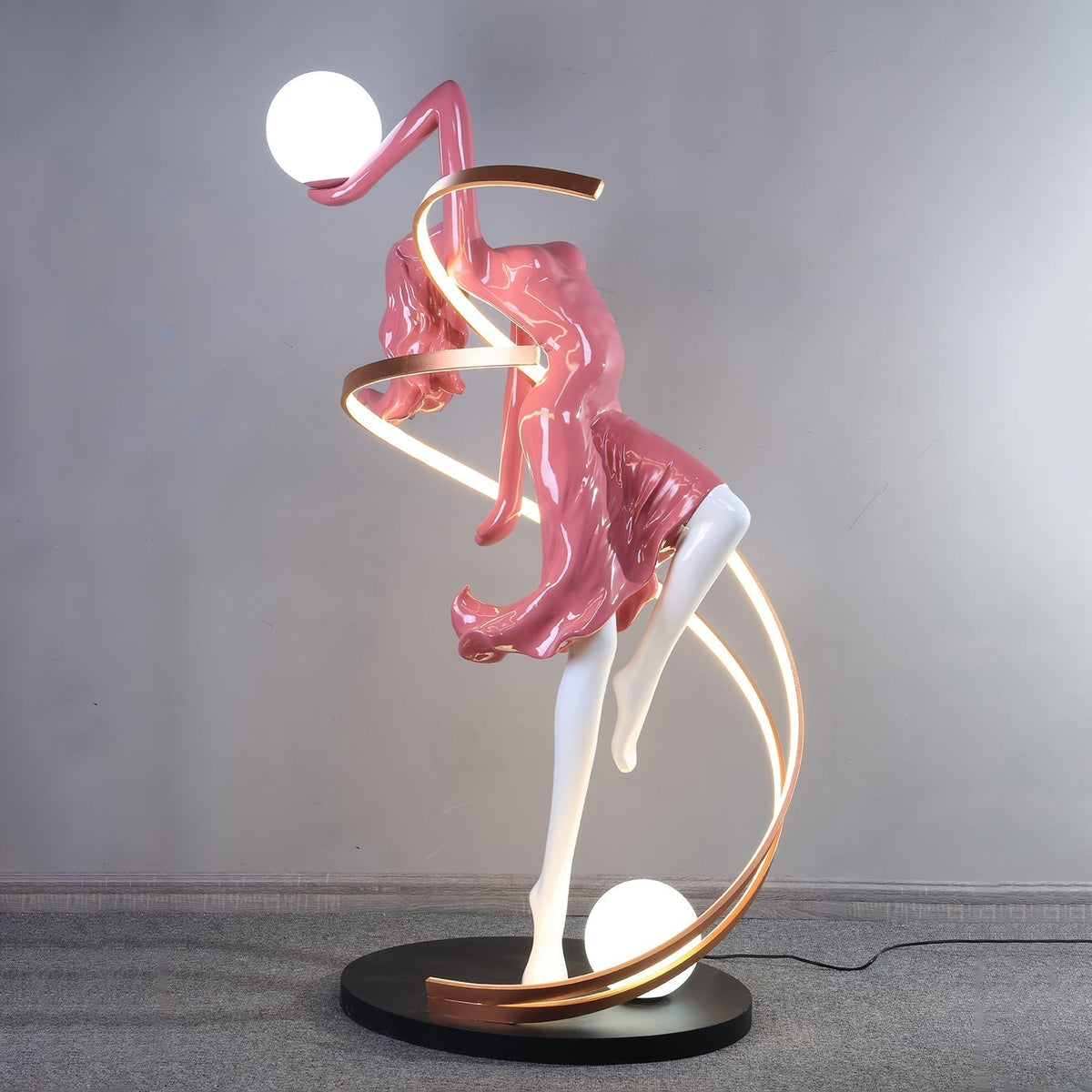 Mirorelia Floor Lamp Goddess Statue Elegant