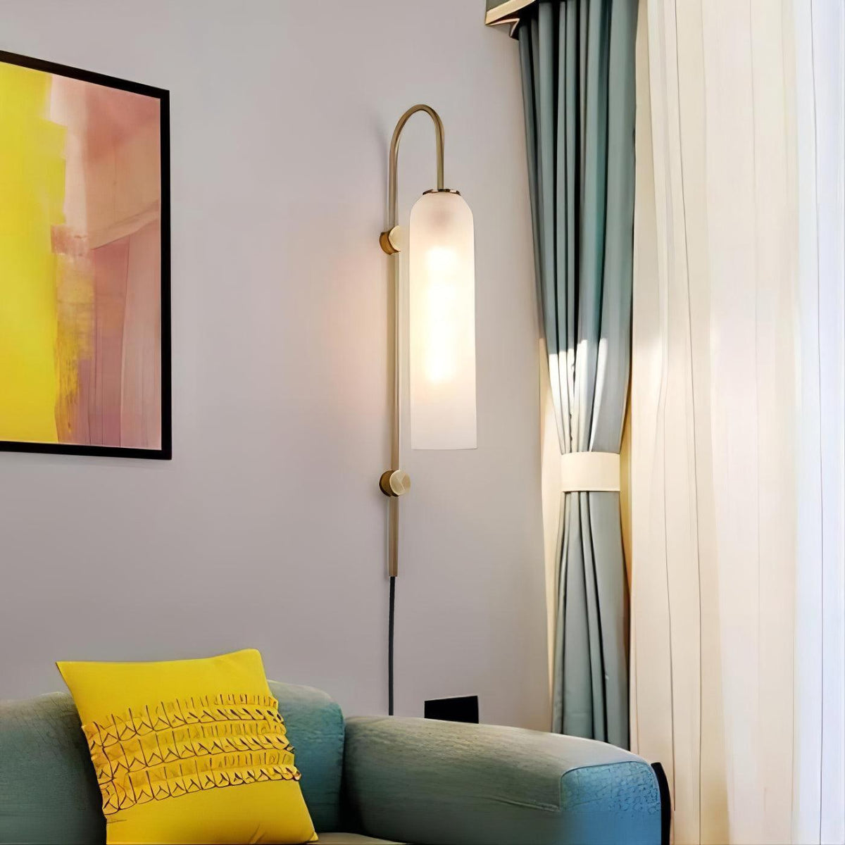 Gutasis Modern Glass Wall Lamp