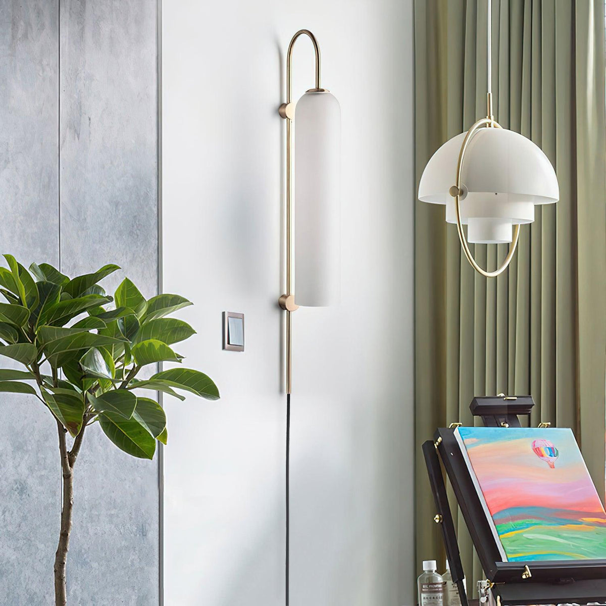 Gutasis Modern Glass Wall Lamp