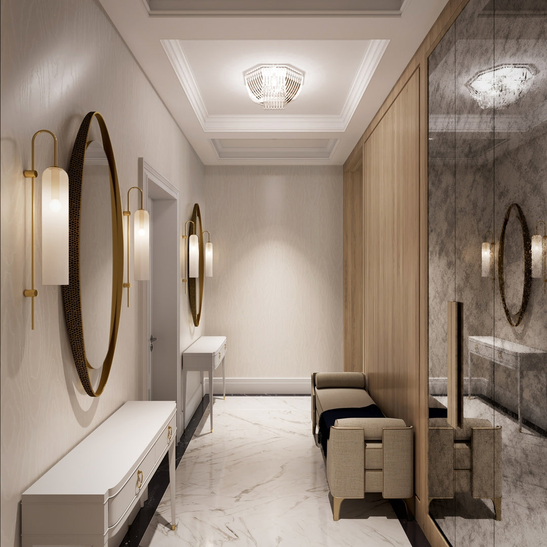 Apothem Modern Glass Wall Lamp
