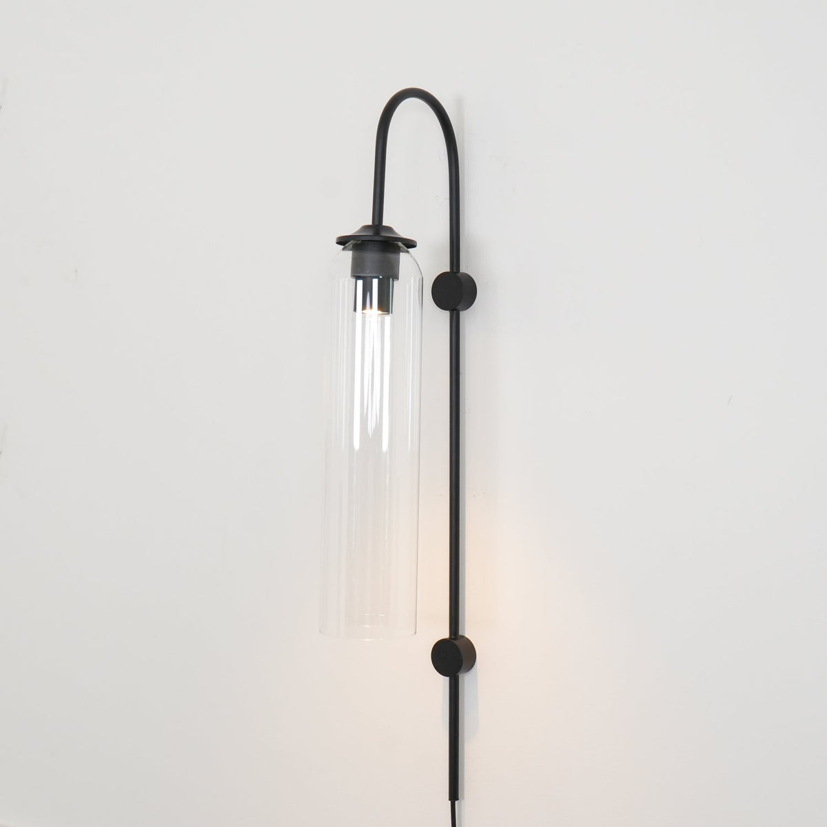 Celaielle Modern Glass Plug-In Wall Lamp